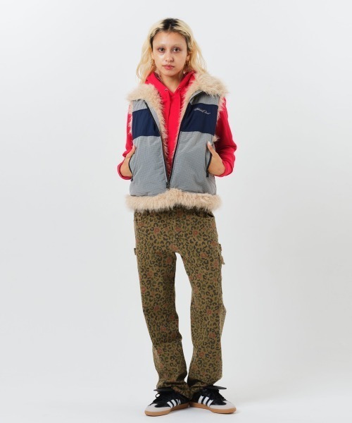 ベスト ジレ atmos pink Reversible Nylon Vest / アトモス ピンク リバーシブル ナイロン ベスト レディース atmos girls ベスト ジレ pink Reversible Nylon Vest