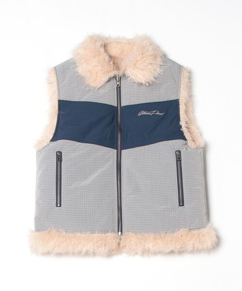 atmos girls ベスト ジレ pink Reversible Nylon Vest / アトモス 