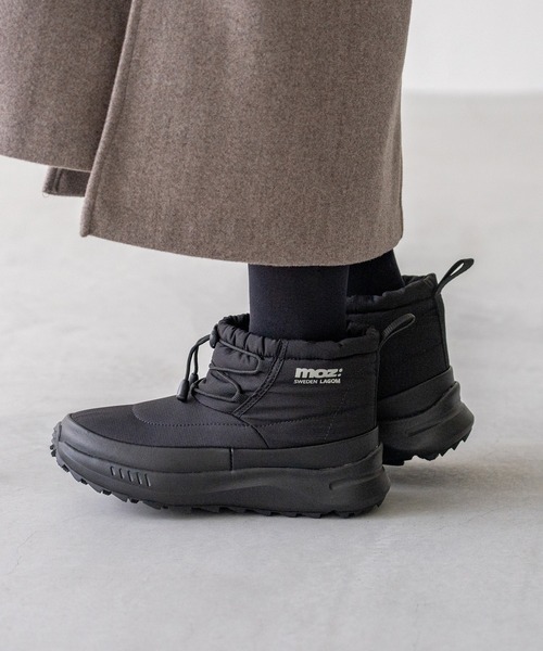 moz（モズ） ブーツ 防寒・防水 ショート丈 ファースノーブーツ