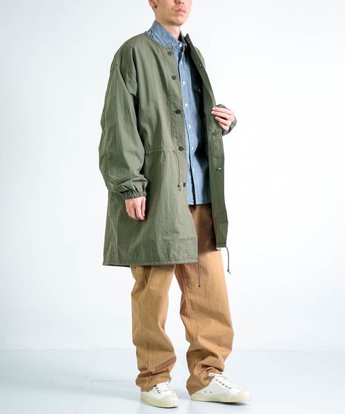 【美品】サガフォックス　ノーカラージャケット　コート　ブラウン　M 美品】サガフォックス ノーカラージャケット コート ブラウン M 中古