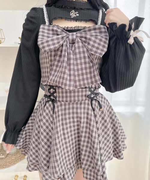 ROJITA（ロジータ） キャミソール 「セットアップ対応」BIGリボン