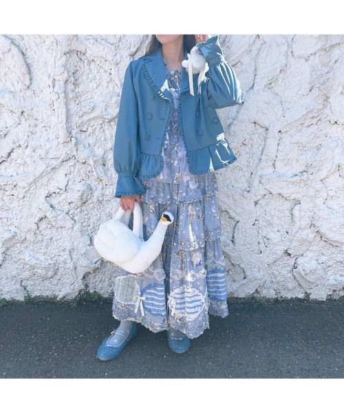 pink house swan lake プリントパッチワークスカート PINK HOUSE｜SWAN LAKEプリントパッチワークスカート | Rakuten