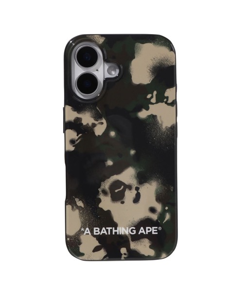 BAPE カモフラージュ iPhoneケース ⚠️rin★saku-papa専用⚠️ A BATHING APE スマホケース MAP CAMO IPHONE 16 CASE