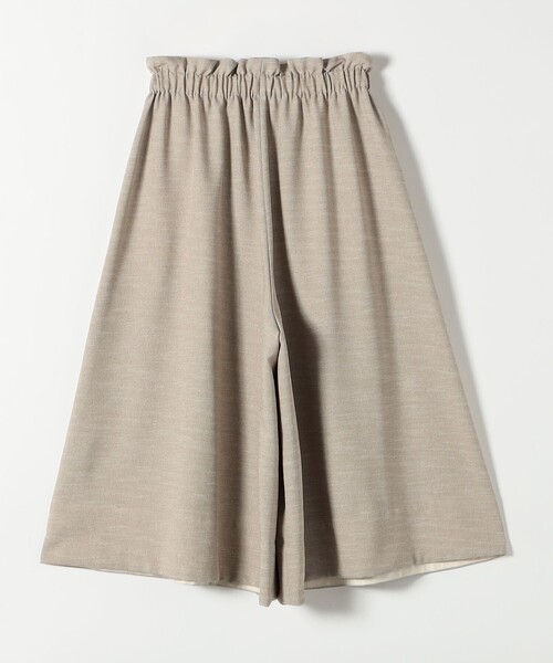 SHIPS any パンツ any:「洗濯機可能」ドライタッチ ギャザー