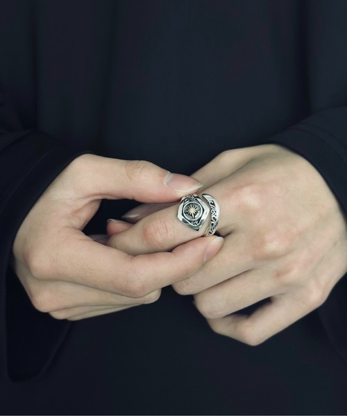 指輪 リング 「B-925 SILVER」925リング b925-r015-7g メンズ レディースの画像