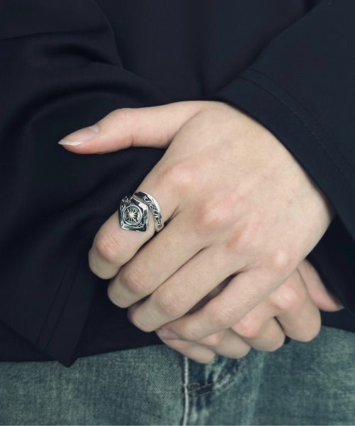 指輪 リング 「B-925 SILVER」925リング b925-r015-7g メンズ レディースの画像
