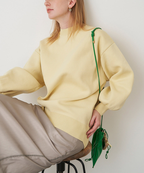 ニット セーター ELENDEEK　FORM SLEEVE OVER KNIT レディース