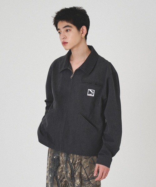 kutir ショートブルゾン ブラック セール】2WAY REVAESIBLE NYLON DRAWCORD SHORT BLOUSON／2way