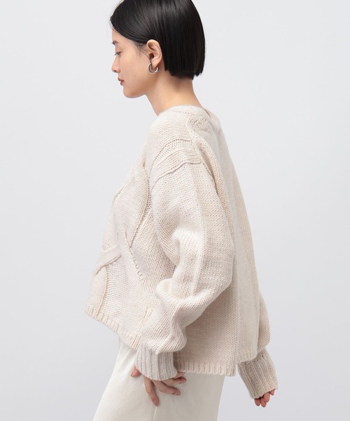 「A part by」 Vネックニット FREE アイボリー レディース_画像8