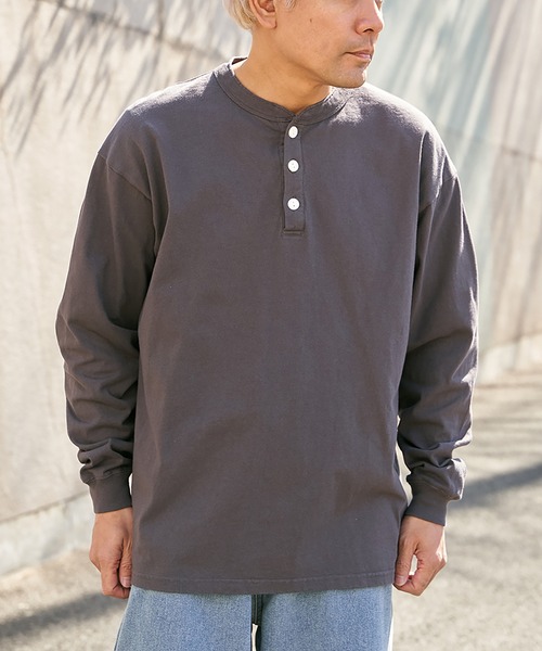 Goodwear（グッドウェア） ヘンリーネック tシャツ 「Goodwear