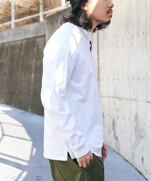 Goodwear（グッドウェア） ヘンリーネック tシャツ 「Goodwear