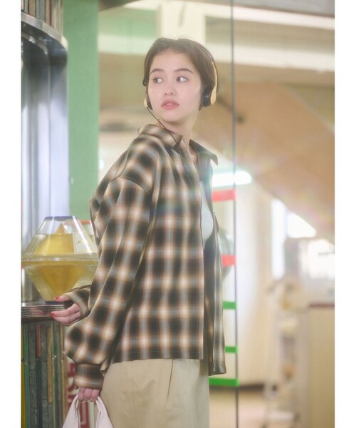 green label relaxing シャツ 「WEB限定」「GLR or」オンブレ