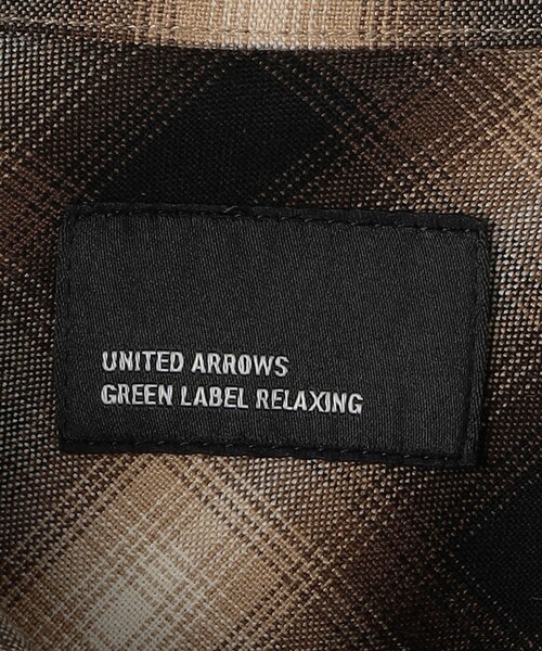 green label relaxing チェックシャツ 長袖 メンズ green label relaxing シャツ 「WEB限定」「GLR or」オンブレ
