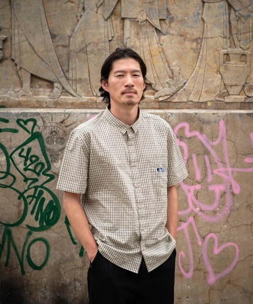 RVCA（ルーカ） シャツ 半袖 メンズ 「KENTO」 LINE OF SIGHT SH 半袖