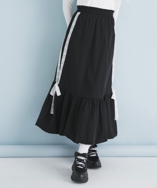 DearMyLoveRose（ディアマイラブローズ） スカート サイドレースリボン