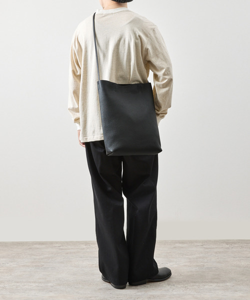 SLOW ブラックトートバッグ SLOW トートバッグ スロウ / cb-utility tote bag-M クロム