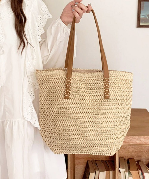 miniministore（ミニミニストア） トートバッグ ストローバッグ 大容量