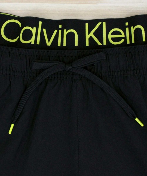 Calvin Klein 水着 CK ボクサーインナー付き ワンポイントロゴ