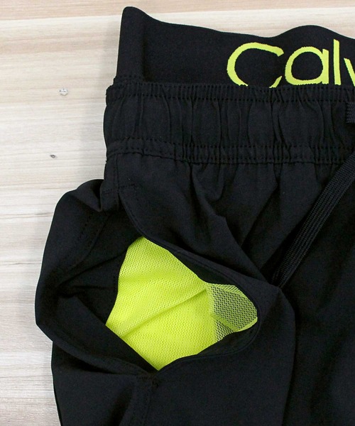 Calvin Klein 水着 CK ボクサーインナー付き ワンポイントロゴ