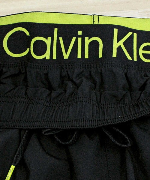 国内発送★ ★CK★水着 ショートパンツ ロゴ Calvin Klein 水着 CK ボクサーインナー付き ワンポイントロゴ