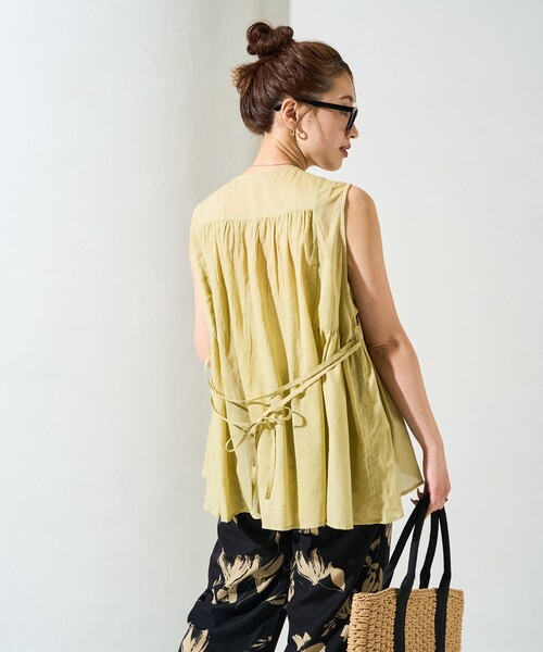 MARK&LONA ブラック ノースリーブシャツ 40 MARK＆LONA｜Blitz Drop Shoulder Mock Top | MEN | Rakuten