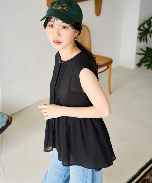FREAK'S STORE ブラウス シャツ 限定展開 インド ノースリーブ