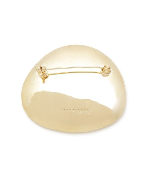 新品未使用　ミースロエ　MIESROHE shell BROOCH シルバー MIESROHE ブローチ shell BROOCH レディース : ZOZOTOWN Yahoo