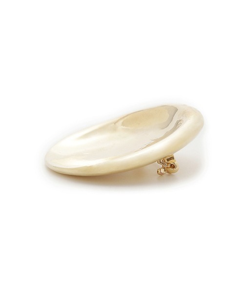 新品未使用　ミースロエ　MIESROHE shell BROOCH シルバー MIESROHE ブローチ shell BROOCH レディース : ZOZOTOWN Yahoo
