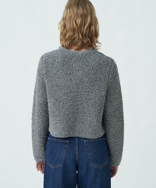 MACPHEE（マカフィー） カーディガン S グレー レディース : ZOZOTOWN