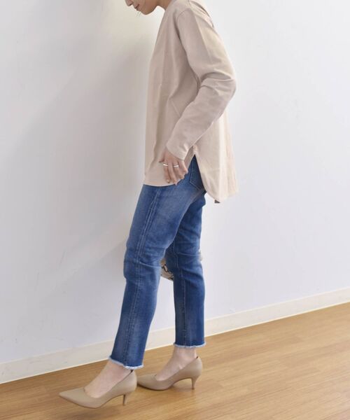 SHIPS any 「SHIPS any」 長袖カットソー ONE SIZE ホワイト