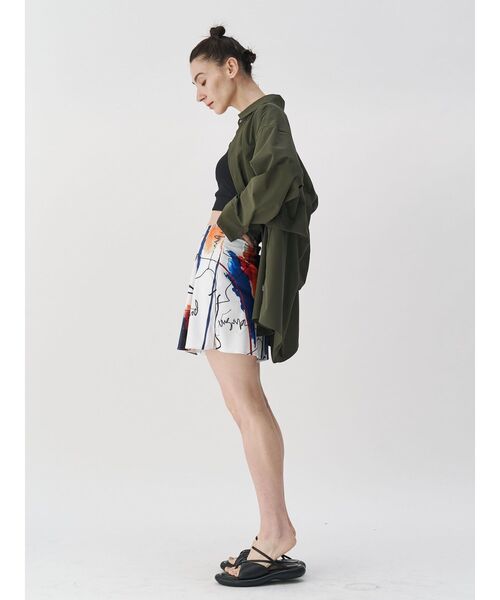 UN3D. RUSH GUARD TUCK SH カーキ色 38 UN3D. RUSH GUARD TUCK SH カーキ色 38