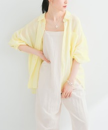 ブラウス シャツ ガーメントダイラミーオーバーシャツ レディース｜ZOZOTOWN Yahoo!店