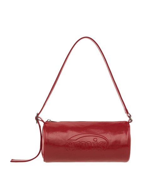 emis ショルダーバッグ バッグ EMBOSSED BARREL BAG レディース 