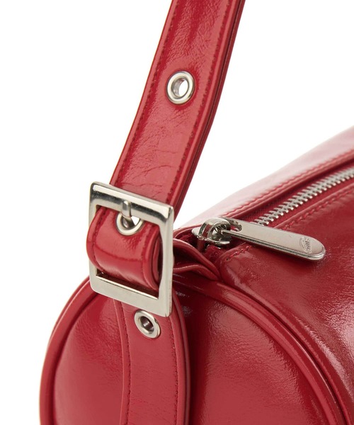 emis ショルダーバッグ バッグ EMBOSSED BARREL BAG レディース 