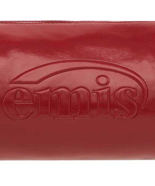 emis ショルダーバッグ バッグ EMBOSSED BARREL BAG レディース 