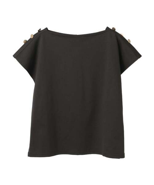 Tiara（ティアラ） tシャツ 半袖 ゴールドボタントップス レディース