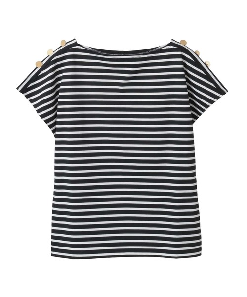 Tiara（ティアラ） tシャツ 半袖 ゴールドボタントップス レディース