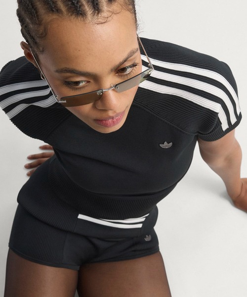tシャツ ソック カリ半袖Tシャツ アディダスオリジナルス adidas Originals レディースの画像