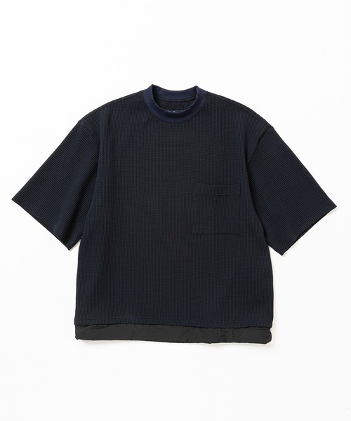 meanwhile【ミーンズワイル】ミリタリーデザインカットソー meanswhile（ミーンズワイル） tシャツ SOLOTEX Waffle S/S Tee メンズ
