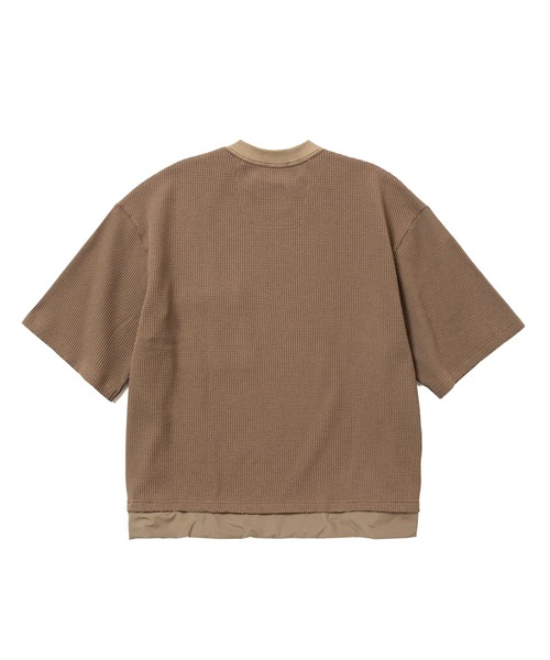 meanswhile（ミーンズワイル） tシャツ SOLOTEX Waffle S/S Tee メンズ