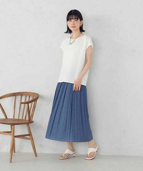 COMME CA ISM（コムサイズム） スカート 「リバーシブル」花柄