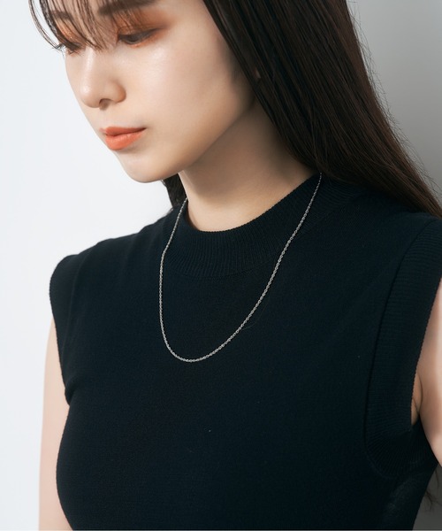 Jewel closet by L&Co. ネックレス プラチナ チェーン ネックレス