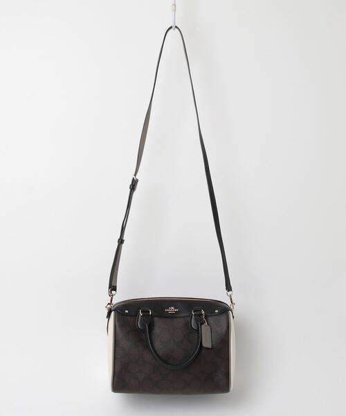 COACH ハンドバッグ 黒 ブラウン COACH 「COACH」 2WAYバッグ - ブラウン レディース : ZOZOTOWN