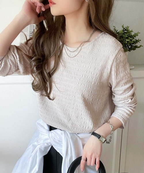 「classicalelf」 長袖カットソー LARGE ブラック レディース