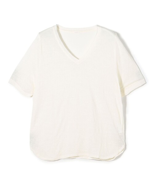GALERIE VIE（ギャルリー ヴィー） tシャツ 半袖 リネンジャージー V