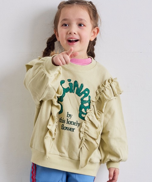 Maison de FLEUR canon 伸びするあの子のフリルスウェット Life Support Products（ライフサポートプロダクツ） トレーナー