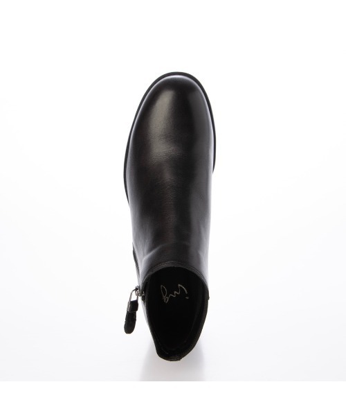 ブーツ 「WEB限定」「レイン対応」サイドファスナーショートブーツ レディース | ing | 22