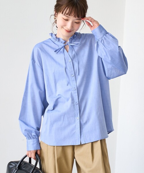 anuans（アニュアンス） 長袖シャツ FREE ピンク レディース