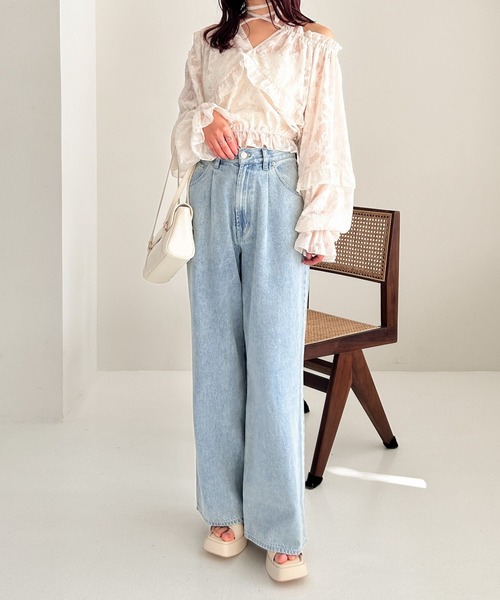 「Heather」 ヒールサンダル L アイボリー レディース_画像2