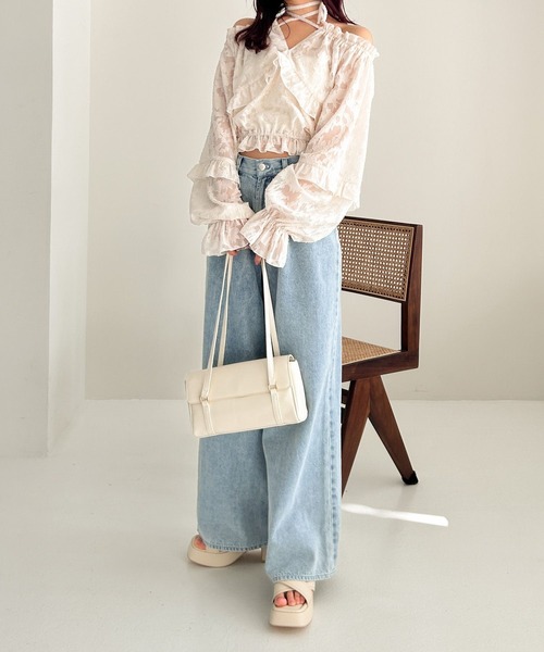 「Heather」 ヒールサンダル L アイボリー レディース_画像3